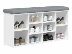 Banco zapatero 102x32x50 cm madera de ingeniería^vidaxl Clearance