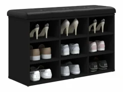 Banco zapatero madera de ingeniería 82x32x50 cm^vidaxl Best