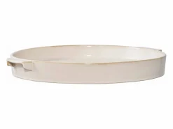 ebuy24 Bandeja de cerámica blanca Ø 37 cm Blanco Hot