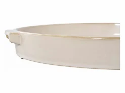 ebuy24 Bandeja de cerámica blanca Ø 37 cm Blanco Hot