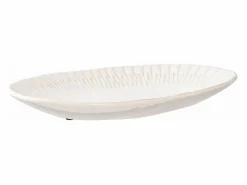Bandeja de cerámica blanca 30,5 x 20 cm^ebuy24 Hot