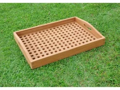 Concept-Usine Presentación Y Servicio|Bandeja de madera teca BAWA