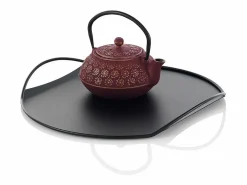 Bandeja de metal para servir con diseño moderno Tab - Negro Online
