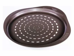 Pyrex Bandeja de pizza Asimetría antiadherente inox Ø32 cm Marru00f3n Discount