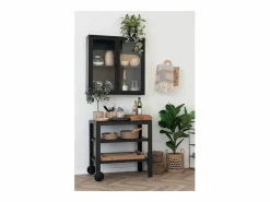 House Nordic Bandeja de teca natural 58 x 38 cm Marru00f3n Outlet