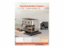 Presentación Y Servicio|Bandeja Deslizante para Electrodomésticos de Cocina SucceBuy, 26,7 x 33 cm, Bandeja con Ruedas de Goma, para Pequeños Electrodomésticos de Cocina, Color