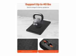 Presentación Y Servicio|Bandeja Deslizante SucceBuy para Aparatos de Cocina, 35,6 x 24,1 cm, Tabla Móvil, para Cafetera, Pequeños Electrodomésticos de Cocina,