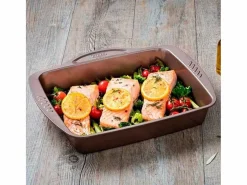 Bandeja honda para horno Asimetría antiadherente inox 24x30 cm^Pyrex Discount