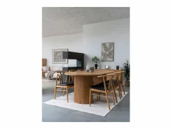 ebuy24 Bandeja redonda de travertino natural Ø 25,5 cm Beige Clearance