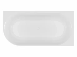 Baño de esquina estriado - 240L - mate - Acrílico - Ángulo recto - 170cm - BARBORI^Shower & Design Hot