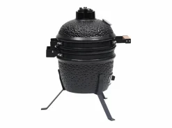 Barbacoa 2 en 1 ahumadora de cerámica 56 cm ES982939 Negro Clearance
