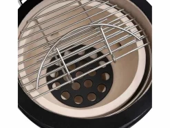 vidaxl Barbacoa|Barbacoa 2 en 1 ahumadora Kamado de cerámica 56 cm