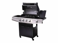 Barbacoa a gas "Bingo 5" - 5 quemadores (1 lateral) - 15.2kW + Funda de protección -^Habitat et jardin Outlet