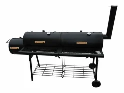 Barbacoa ahumadora Nevada XL negra ES349602^ Outlet