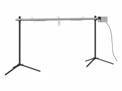 vidaxl Barbacoa automática con motor acero inoxidable 150x46,5x82,5 cm Plateado New