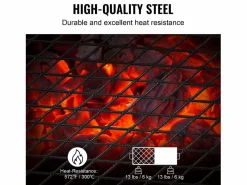 Barbacoa de Campo Plegable SucceBuy, Barbacoa Portátil en Acero de 57 cm para Camping y Picnic en el Aire Libre^ Sale