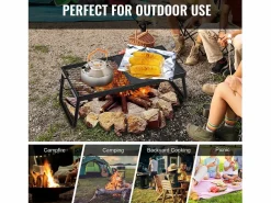 Barbacoa de Campo Plegable SucceBuy, Barbacoa Portátil en Acero de 57 cm para Camping y Picnic en el Aire Libre^ Sale