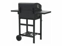 Barbacoa de carbón con estante inferior negra ES527145^ Hot
