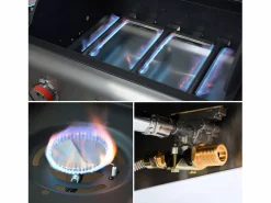 Barbacoa de gas con 3 quemadores con 1 quemador lateral^Sweeek New