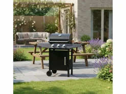 Barbacoa de gas Pegaso Hannover Grill 3 fuegos 110x110x46 cm^ Hot