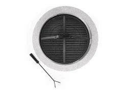 Vente-unique Barbacoa de MGO, Ancho 60.5 x Prof. 60.5 x Alt. 42.5 cm, GARMONA Gris claro New
