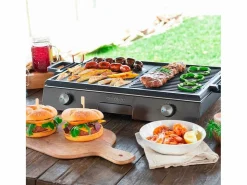 Barbacoa|Barbacoa de sobremesa Cecotec PerfectRoast 3000 Inox 3000W 2 zonas mixtas