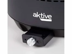 Barbacoa eléctrica de sobremesa Aktive Barbecue 2 en 1 con accesorios Ø31 cm Negro Discount
