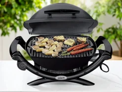 WEBER Barbacoa|Barbacoa eléctrica Q1400 Gris antracita