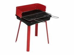 Barbacoa parrilla 35x28x44 cm 28X35X44 CM Rojo Hot