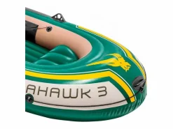 Intex Deportes Náuticos|Barca hinchable Seahawk 3 3 usuarios con bomba de hinchado+2 remos verde 43x137x295 cm