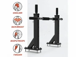 Leonardo Aparato De Musculación|Barra de dominadas profesional de acero con multifunciones para pared Scraper