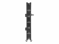 Barrera de Seguridad Extensible Plegable SucceBuy, Puerta Plegable Simple, 154 x 180 cm Negro Online
