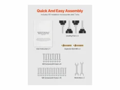 Base de Lavadora SucceBuy Soporte para Lavadora (123 x 63,5 cm, 268 kg, Doble Estante) Plateado Hot