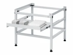 Base de Lavadora SucceBuy Soporte para Lavadora (123 x 63,5 cm, 268 kg, Doble Estante) Plateado Hot