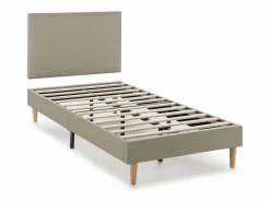 Base tapizada + Cabecero Aura 90x190 cm^VS Venta-stock Online