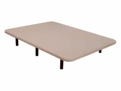 Somier - 90X190Cm|Base tapizada Acero, Tubo 40x30, Refuerzos, DM , 90x190 cm con Patas