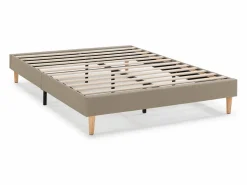 VS Venta-stock Base tapizada Aura 150x190 cm Beige Discount