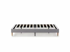VS Venta-stock Base tapizada Aura 90x190 cm Gris claro Clearance