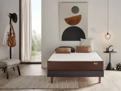Base De Cama De Láminas|Base Tapizada Con Patas | Medidas 135x190 | Base francesa Descansin | Lujo a tu Alcance