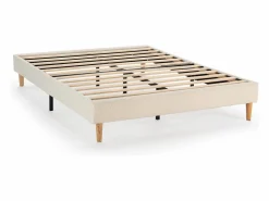 Base tapizada Niebla 160x200 cm tela borreguito^VS Venta-stock Hot