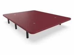 Base Tapizada 140x190 - Nalui Granate Clearance