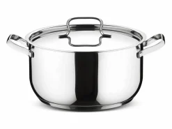 Batería de cocina SFIZIOSA-13PIECES de acero inoxidable para todo tipo de cocinas, incluida la inducción^Lagostina Discount