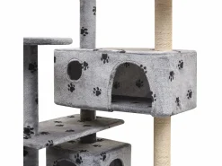 Bellmead Rascador para gatos poste rascador de sisal 125 cm huellas^Garden Furniture Outlet