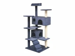 Bellmead Rascador para gatos poste rascador de sisal 125 cm oscuro^Garden Furniture Hot