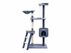 Garden Furniture Juego De Animales|Bellmead Rascador para gatos poste rascador de sisal 150 cm oscuro