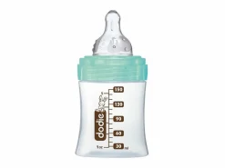 Biberón Initiation+ de vidrio 150 ml Verde Pájaros con tetina anticólicos 3 velocidades flujo lento^ Sale