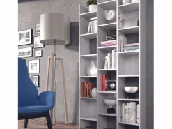 Loungitude Biblioteca 3 columnas 15 compartimentos Italiano - H192 cm Blanco Discount