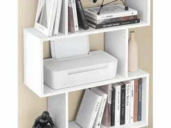 Biblioteca blanca de 6 niveles - L70 x H190,5 cm^Calicosy Clearance