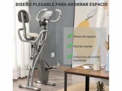 Homcom Bicicleta estática 97x51x115 cm Gris Clearance