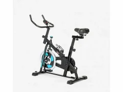 Leonardo Bicicleta estática indoor Fit Bike con volante de inercia profesional 8kg Minerva - Azul New